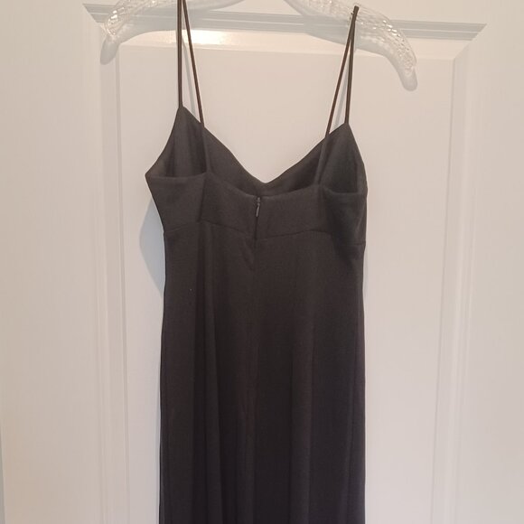 BCBG Long black dress with straps - Picture 2 of 5